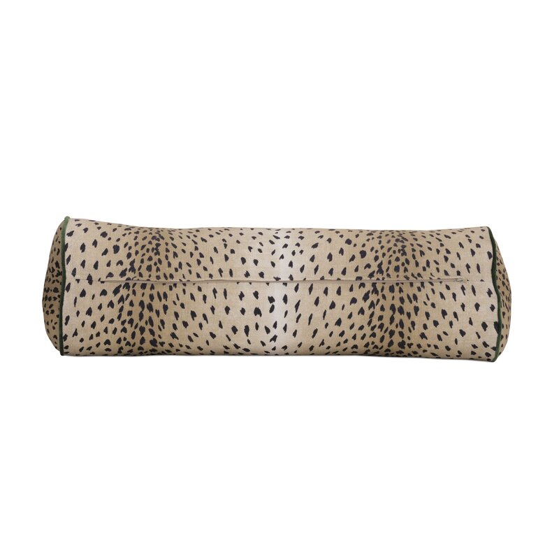 animal print bolster pillow